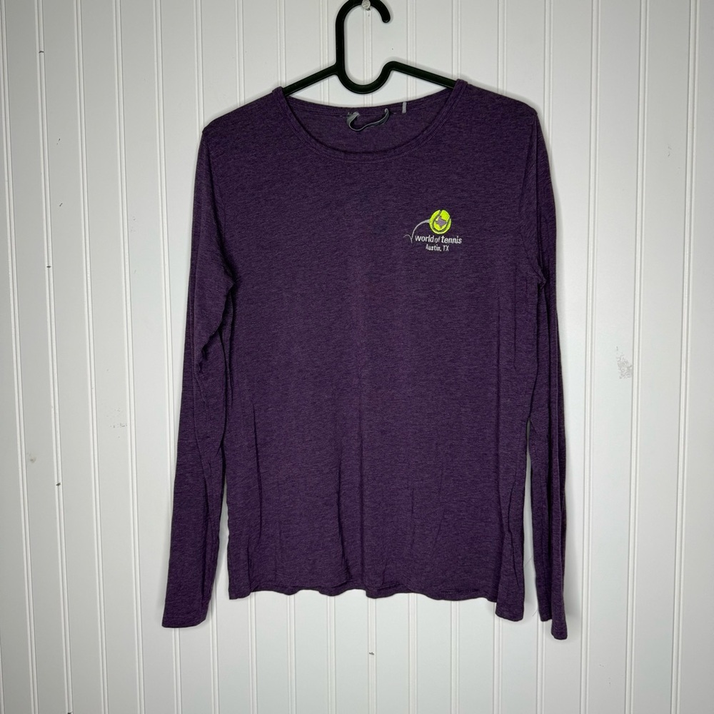 Tasc Performance World of Tennis ATX Bamboo Organic Cotton Long Sleeve Shirt S